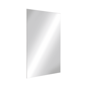 Miroir incassable inox autocollant, H. 600 mm