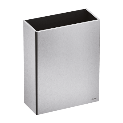 Poubelle inox rectangulaire murale , 25 litres