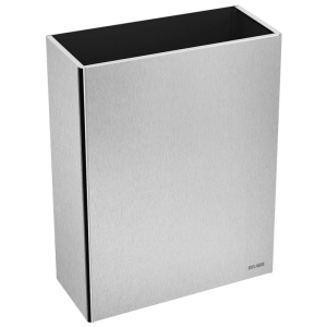 Poubelle inox rectangulaire murale , 38 litres