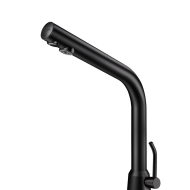 498MCHB-Mitigeur de lavabo automatique BLACK BINOPTIC MIX