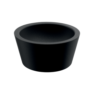 120110BK-Vasque à poser noire ALGUI