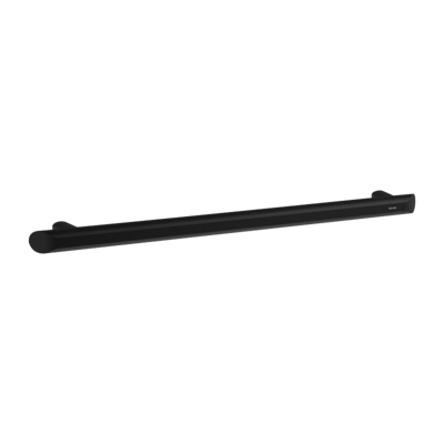 Barre de maintien droite Be-Line® noir mat, 600 mm Ø 35