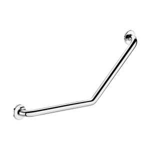 Hoeksteun 135°, glanzend rvs, Ø 25, 400 x 400 mm