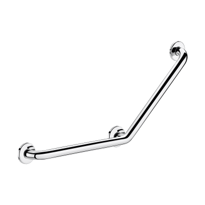 Hoeksteun 135°, glanzend rvs, Ø 25, 400 x 400 mm