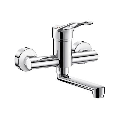 Mechanische mengkraan voor wastafel