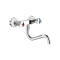 Mechanische spoeltafelmengkraan muurmodel