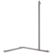 Haakse Be-Line® steungreep voor 2 muren met verticale stang