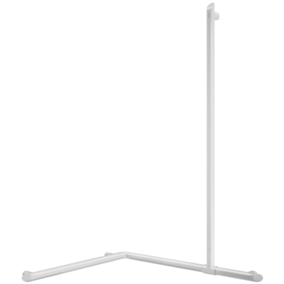Haakse Be-Line® steungreep voor 2 muren met verticale stang