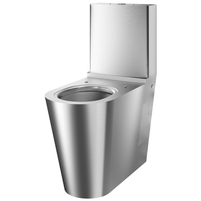 parfum omhelzing Laatste RVS toilet met spoelbak MONOBLOCO 700 PMR (ref. 110790) - DELABIE