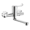 Mechanische mengkraan voor wastafel