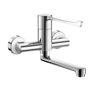 2436S-Sequentiële mechanische wastafelmengkraan wandmodel