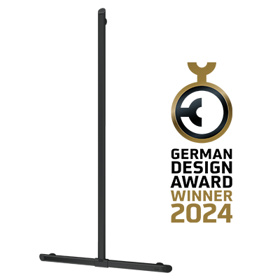 German Design Award 2024: zwarte T-vormige Be-Line® greep bekroond
