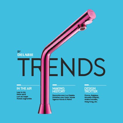 Ontdek de eerste uitgave van ons nieuwe Design magazine "Trends by DELABIE". Dit magazine is volledig gewijd aan architecten, interieurontwerpers e...
