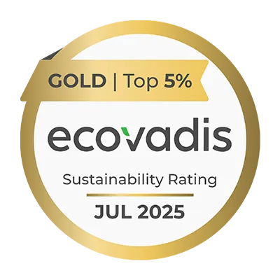 Delabie behaalt opnieuw de gouden ecovadis medaille!