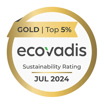 DELABIE behaalt de gouden medaille van EcoVadis!