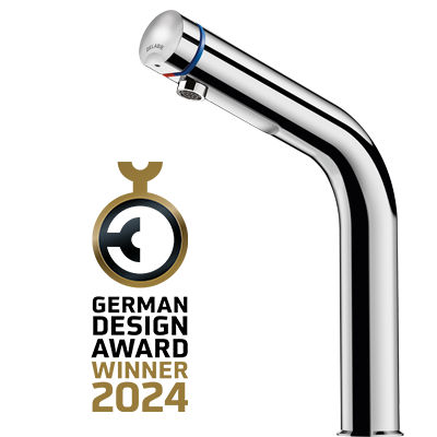 German Design Award 2024: TEMPOMIX 3 zelfsluitende wastafelmengkraan bekroond