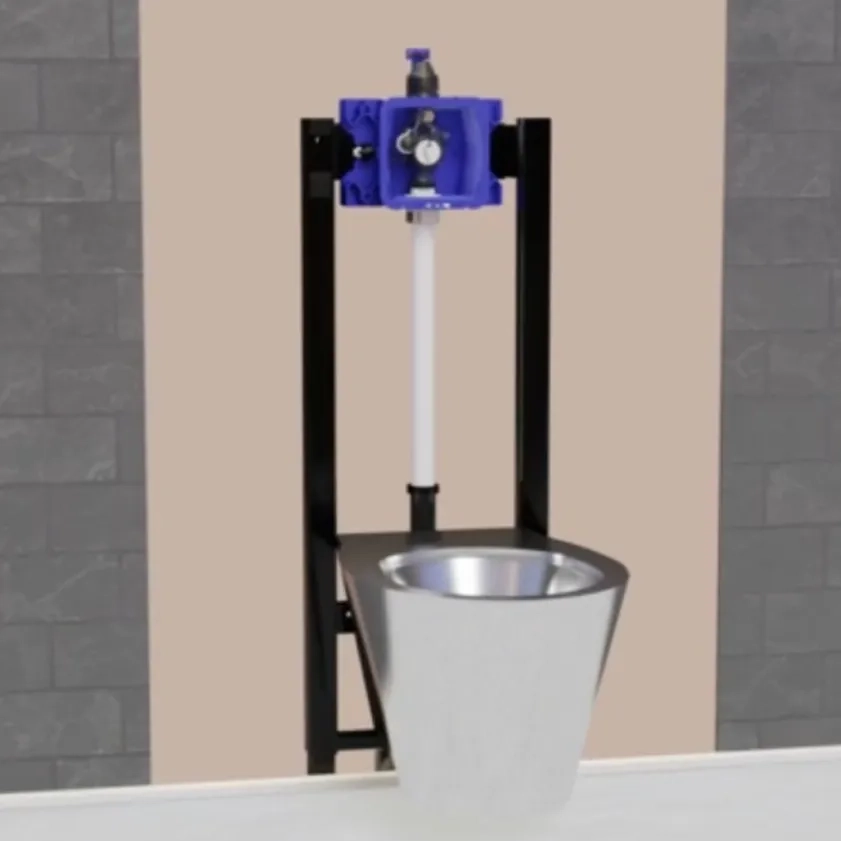 Directe toiletspoeling: Beperkte plaatsinname