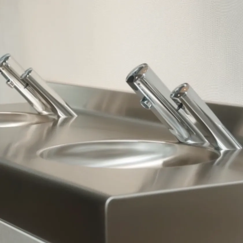 Lavabo collectif Inox DUPLO