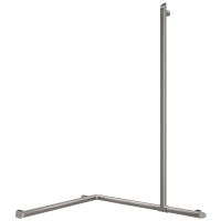 511949C-Haakse Be-Line® steungreep voor 2 muren met verticale stang
