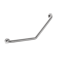 5081S-Barre de maintien coudée 135° Inox satiné, 400 x 400 mm