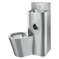 162700-Combi Lavabo WC à poser au sol KOMPACT