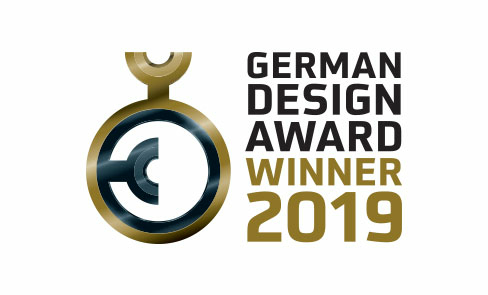 Winnend product van de GERMAN DESIGN AWARD 2019