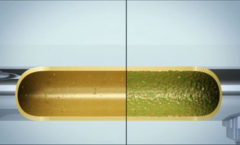 Maîtrise de la prolifération bactérienne: mitigeur avec corps à intérieur lisse